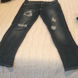 Just Black distressed denim